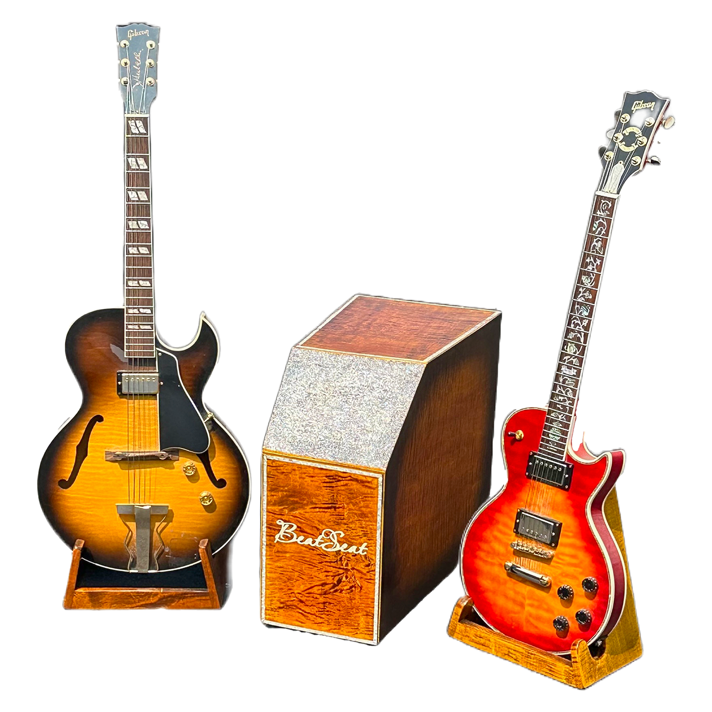 Signature Edition with Guitar Stand- Flamed Maple -Hardwood