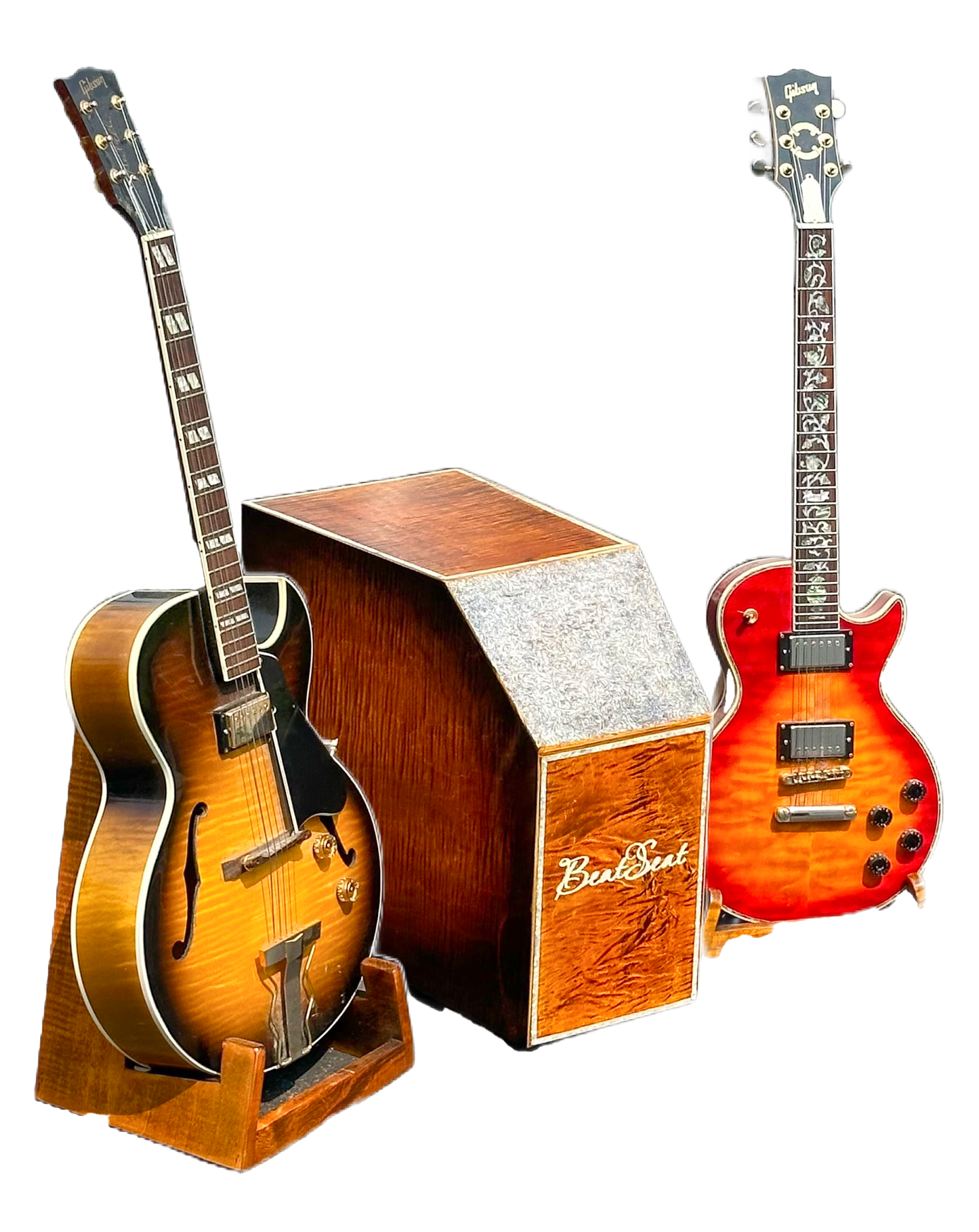 Signature Edition with Guitar Stand- Flamed Maple -Hardwood